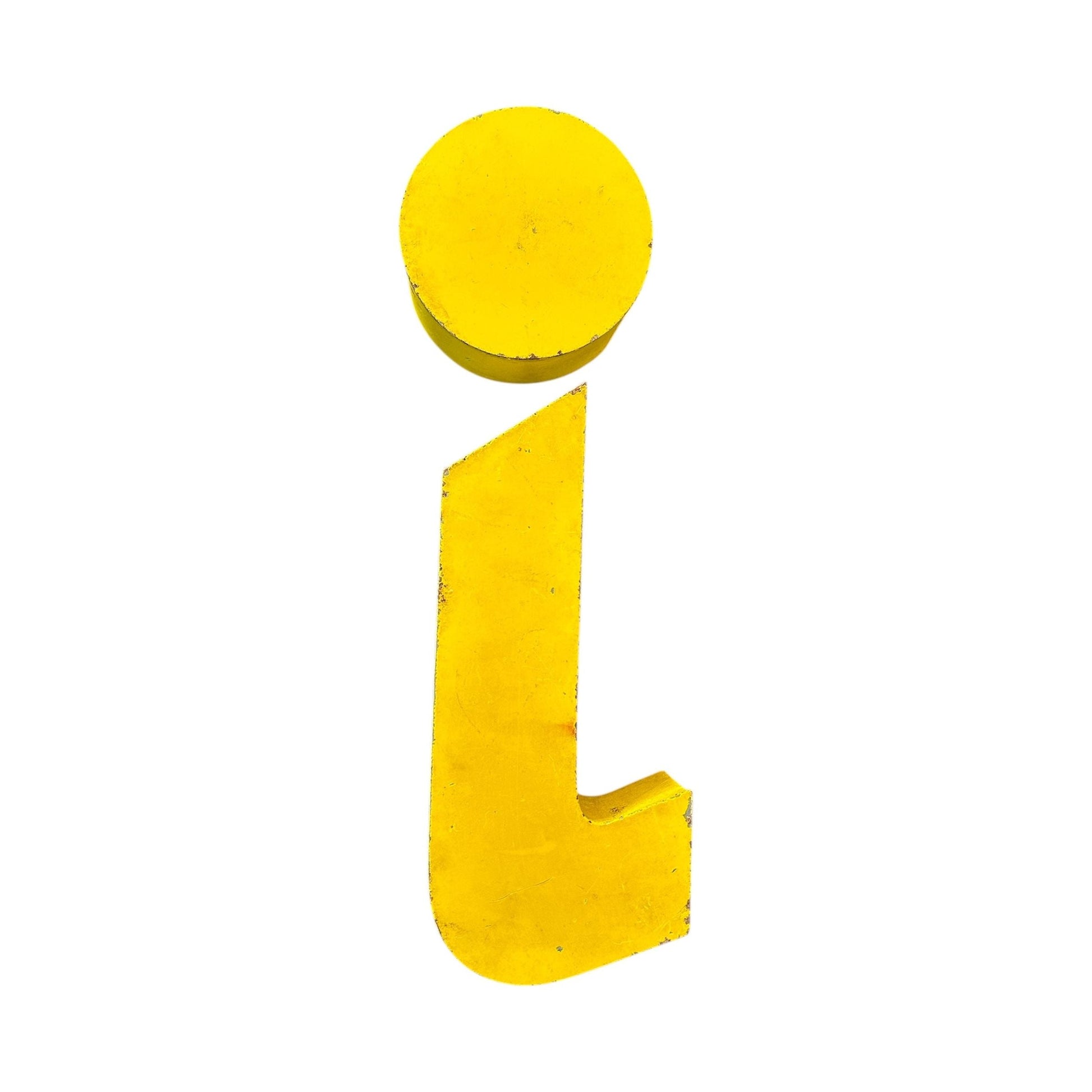 Lettre d’enseigne vintage "i" – Pièce unique déco typo - Boutique Ømm