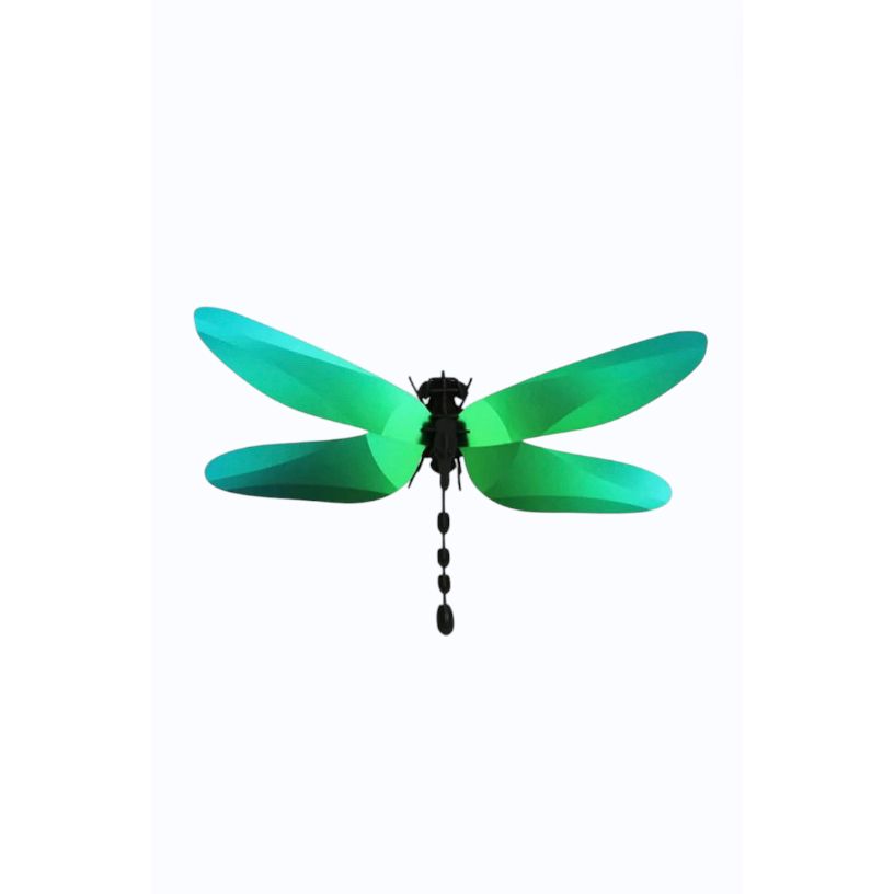Libellule Anisoptera 3D en papier à assembler de la marque Assembli