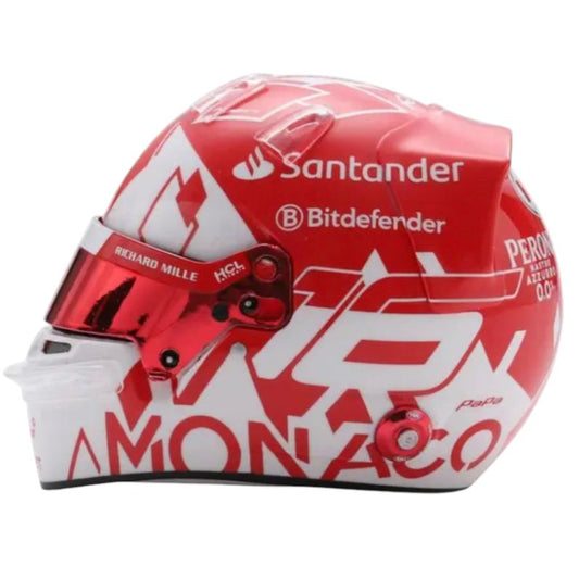 Mini Casque Charles Leclerc GP Monaco 2024 – Ferrari F1 (1:5) – Looksmart - Boutique Ømm