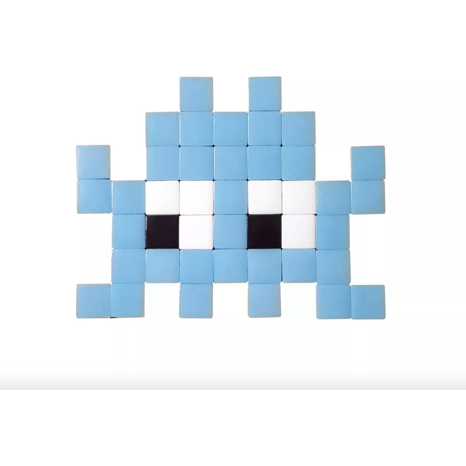 Mosaïque Invader Bleu - Fenel & Arno - Boutique Ømm