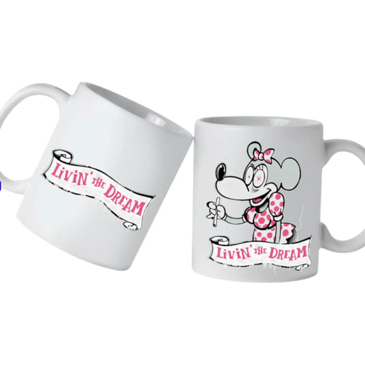 Mug Banksy “Minnie Livin’ the Dream” – Urban.ity – Céramique blanche - Boutique Ømm
