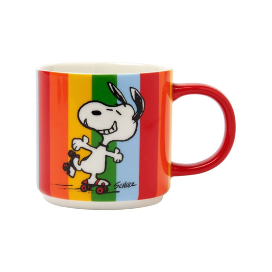 Mug Peanuts – Snoopy Roller & Arc-en-ciel – Let the Good Times Roll – Magpie - Boutique Ømm