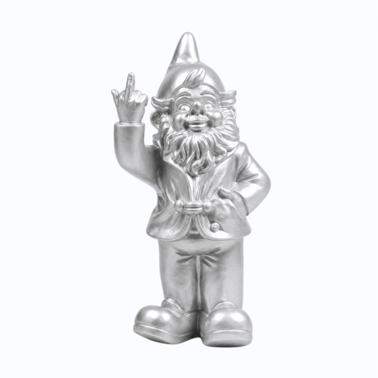 Nain F*ck You argent 20 cm – Stevens Deco - Boutique Ømm