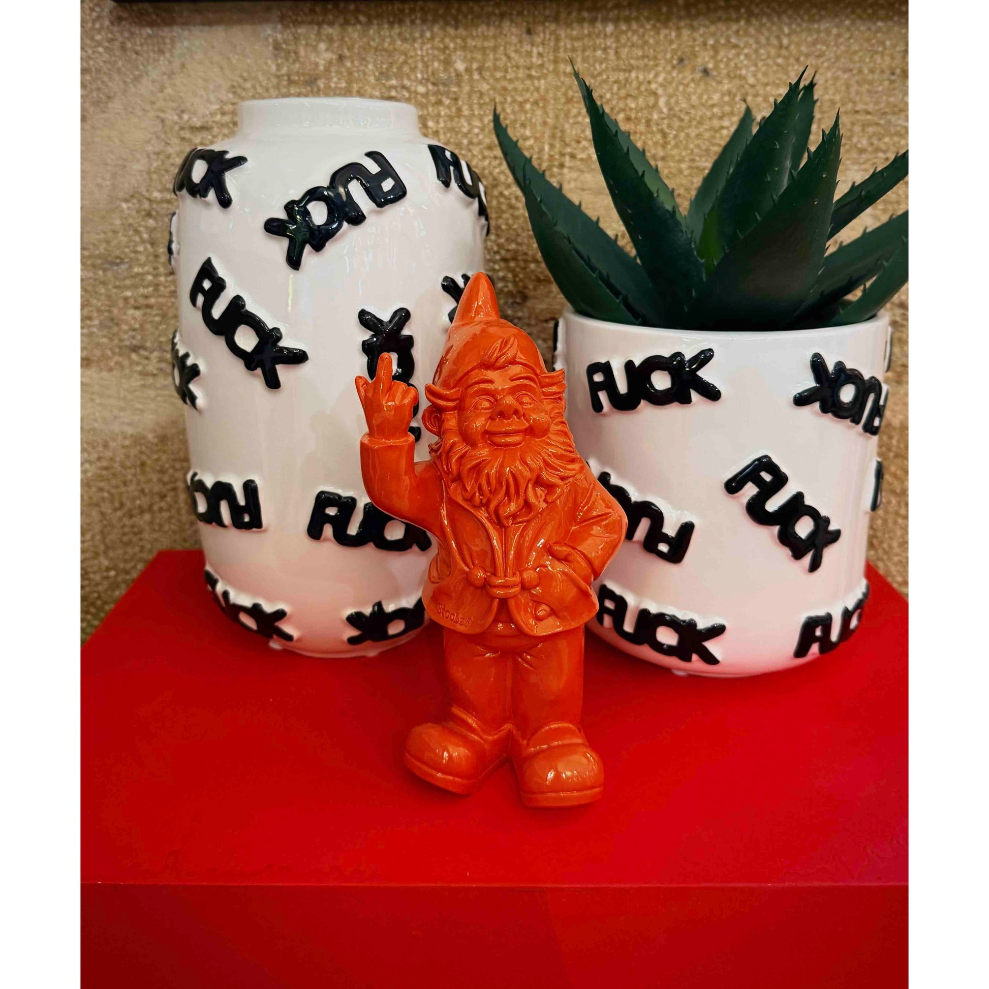 Nain F*ck You orange 20 cm – Stevens Deco - Boutique Ømm
