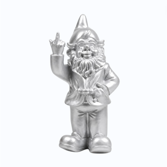 -nain-fuck-you-argent-stevens-deco
-nain-de-jardin-argent-doigt-honneur
-figurine-pop-art-argentee-deco
-objet-deco-humoristique-nain-argent