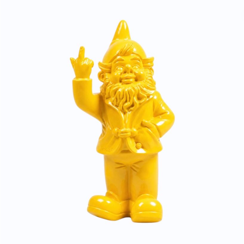 -nain-fuck-you-jaune-stevens-deco
-nain-de-jardin-jaune-doigt-honneur
-figurine-pop-art-jaune-deco
-objet-deco-humoristique-nain-jaune