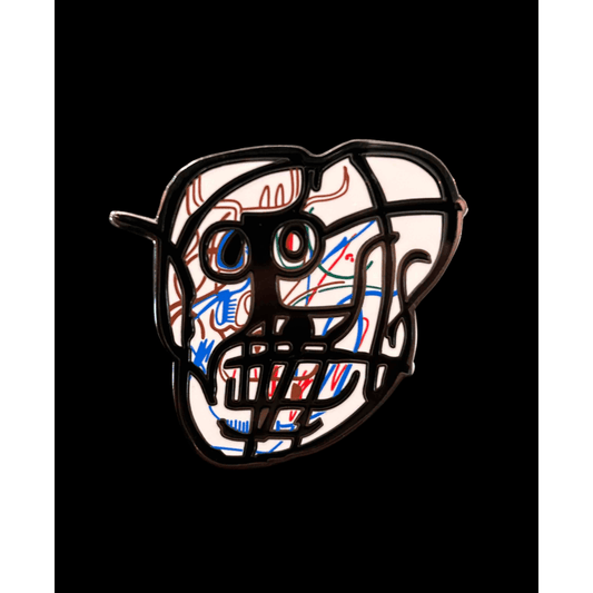 Pin's "Face Mask" Jean - Michel Basquiat – Pintrill - Boutique Ømm