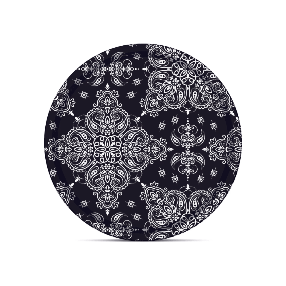 Plateau "Bandana Noir" – Coco&co – L’élégance rebelle à votre service 🖤 - Boutique Ømm