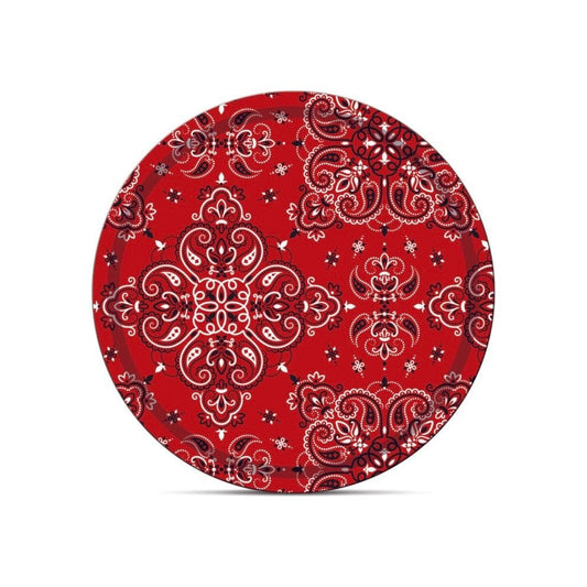 Plateau "Bandana Rouge" – Coco&co – L’accessoire qui met le feu à la déco 🔥 - Boutique Ømm