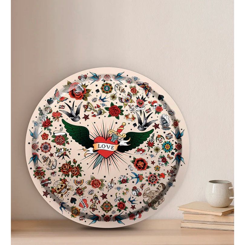Plateau en bois "Tattoo" – Podevache – Pour des apéros qui piquent ! - Boutique Ømm
