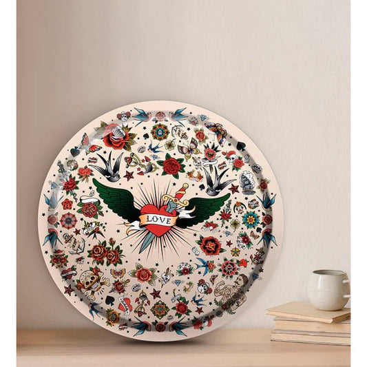 Plateau en bois "Tattoo" – Podevache – Pour des apéros qui piquent ! - Boutique Ømm