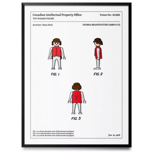 L'Affiche Technique Figurine PLAYMOBIL