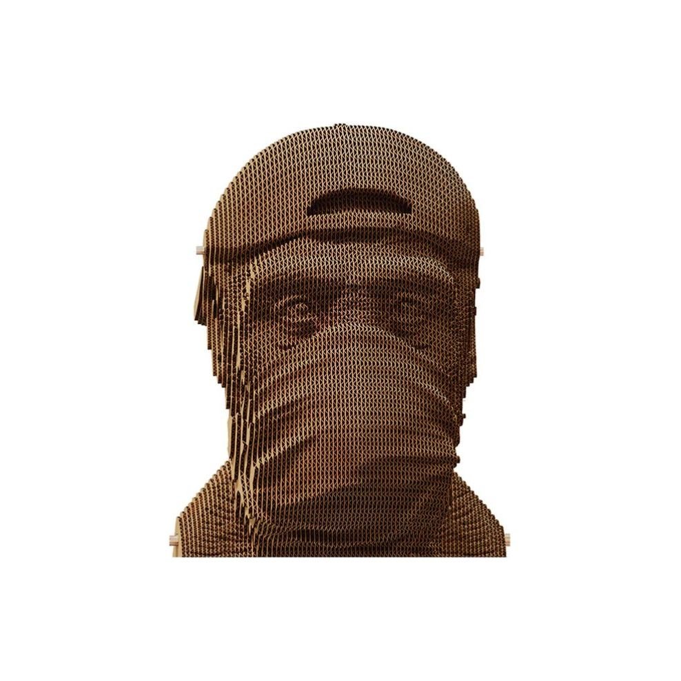 Puzzle 3D en carton "Speak No Evil" – Sculpture à assembler Cartonic - Boutique Ømm