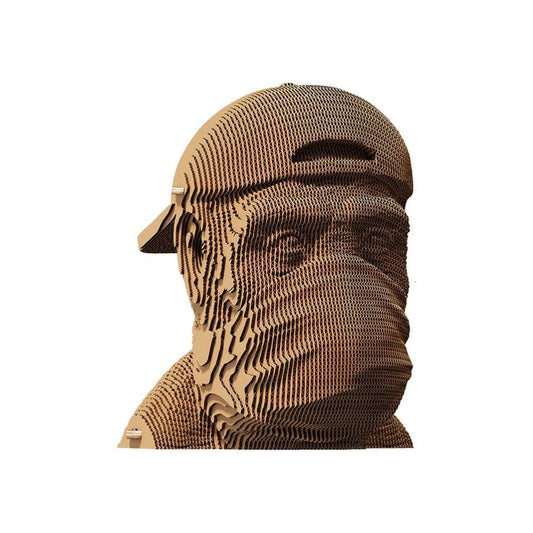 Puzzle 3D en carton "Speak No Evil" – Sculpture à assembler Cartonic - Boutique Ømm