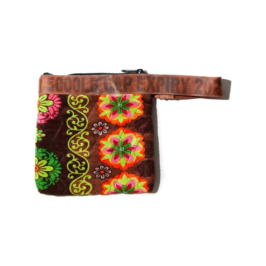 Sac "Mao" en tissu recyclé – Dark Brown – Puebco - Boutique Ømm