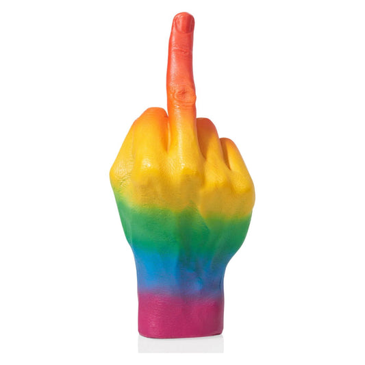 Sculpture Le Doigt Rainbow – Bitten – déco main colorée - Boutique Ømm