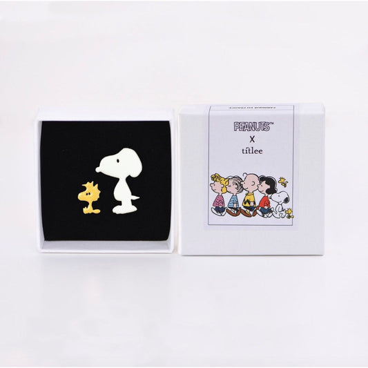 Set de 2 Pins "Snoopy & Woodstock" x Peanuts – Titlee - Boutique Ømm