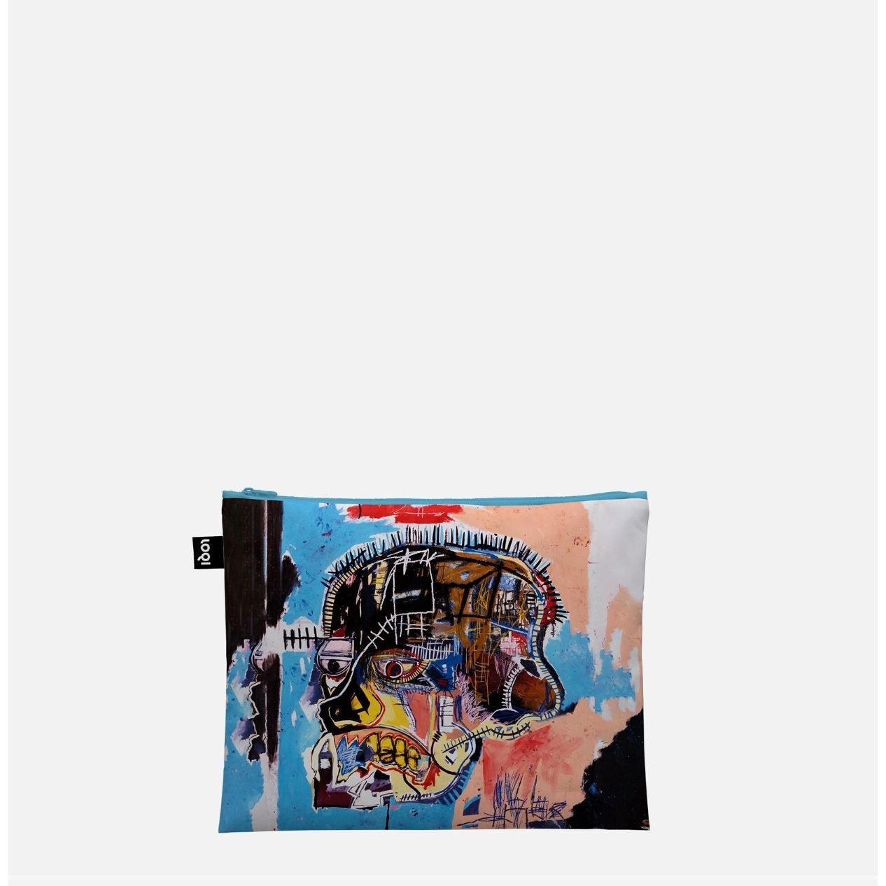 Set de 3 Pochettes Zippées Recyclées JEAN-MICHEL BASQUIAT – LOQI - Boutique Ømm
