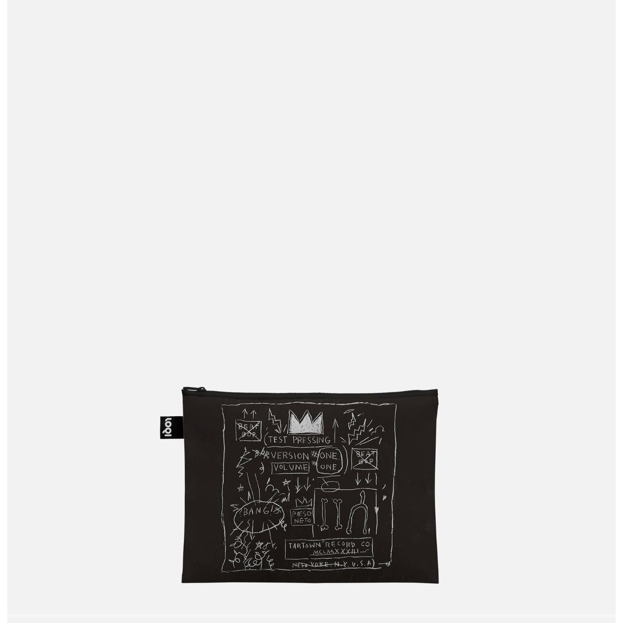 Set de 3 Pochettes Zippées Recyclées JEAN-MICHEL BASQUIAT – LOQI - Boutique Ømm