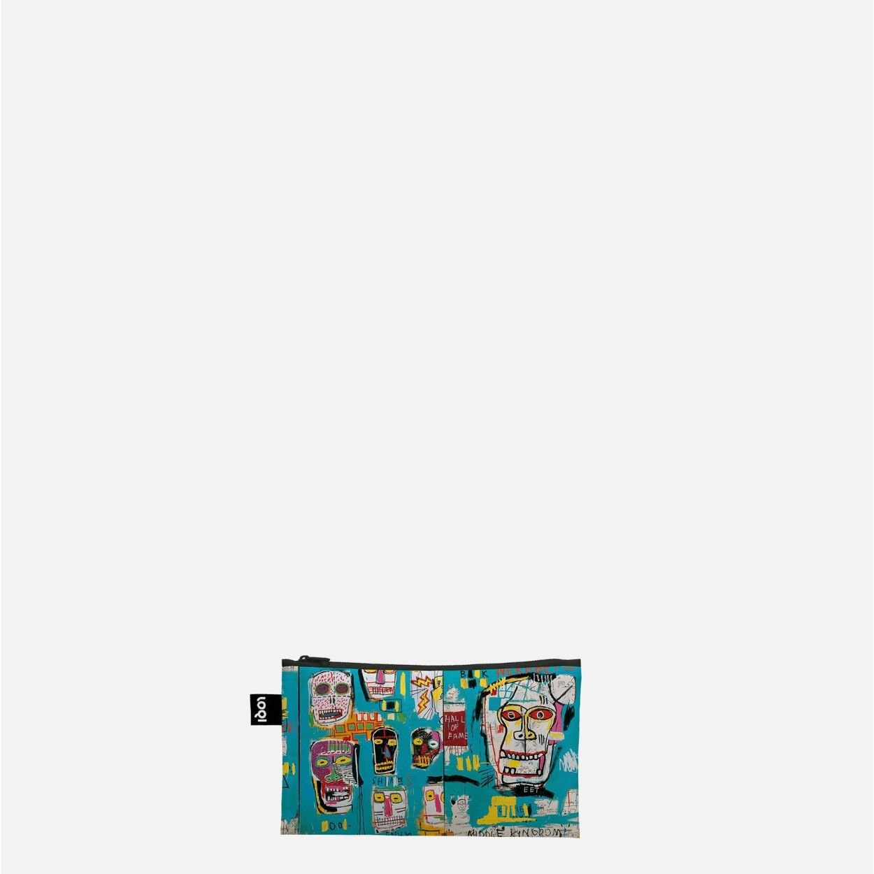 Set de 3 Pochettes Zippées Recyclées JEAN-MICHEL BASQUIAT – LOQI - Boutique Ømm