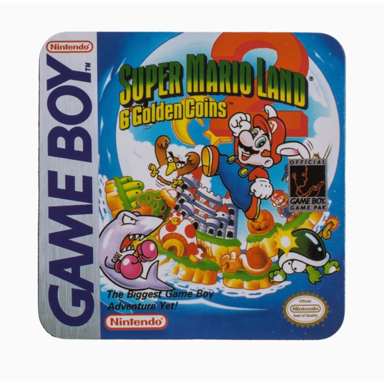 Set de 4 sous-verres Game Boy Nintendo Pyramid rétro gaming