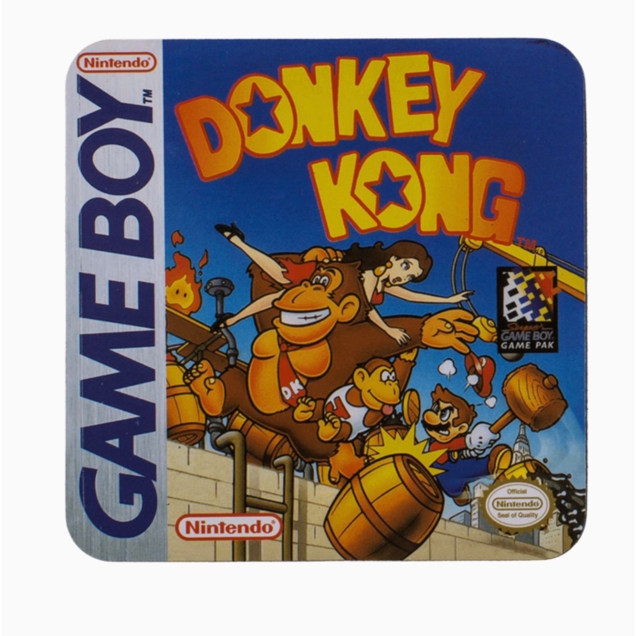 Set de 4 sous-verres Game Boy Nintendo Pyramid rétro gaming