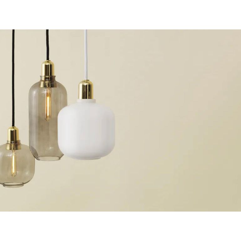 Suspension AMP Small Smoke/Brass – Normann Copenhagen - Boutique Ømm