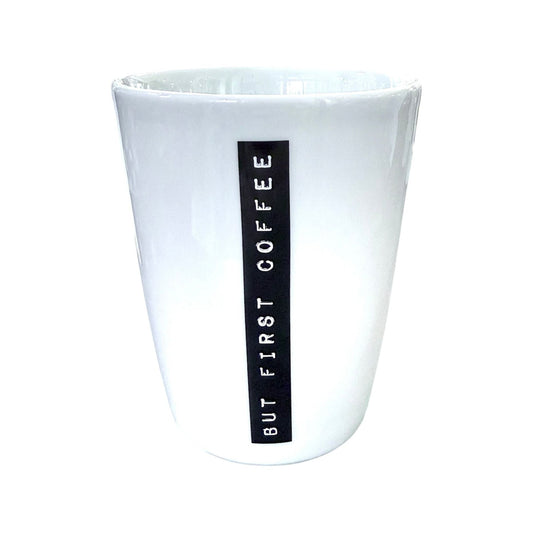 Tasse “But First Coffee” – Goldscherben – Porcelaine 280 ml - Boutique Ømm