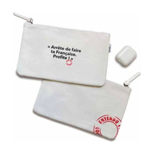 Trousse “Arrête de faire ta Française. Profite !” – Loïc Prigent x Image Republic - Boutique Ømm