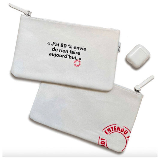 Trousse “J’ai 80 % envie de rien faire aujourd’hui” – Loïc Prigent x Image Republic - Boutique Ømm