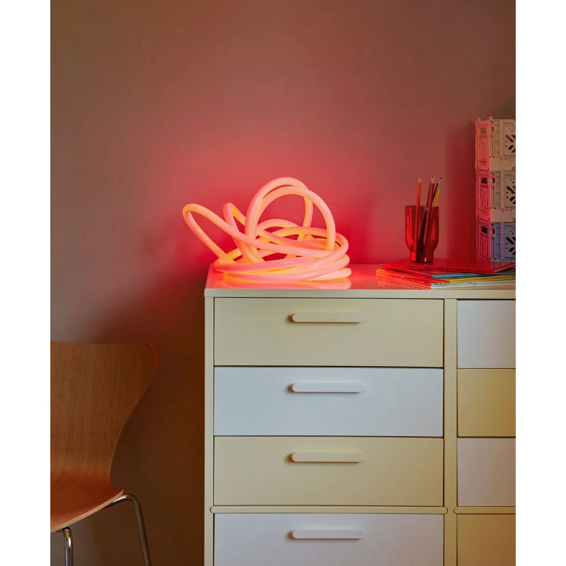 Tube LED flexible 5m – Rouge néon – Studio About - Boutique Ømm