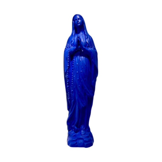 Vierge Lourdes revisitée – Bleu vif – Sapristi Store - Boutique Ømm