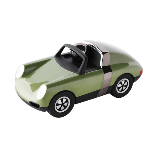Voiture "Luft Hopper" – Design rétro vert métallisé – Playforever - Boutique Ømm