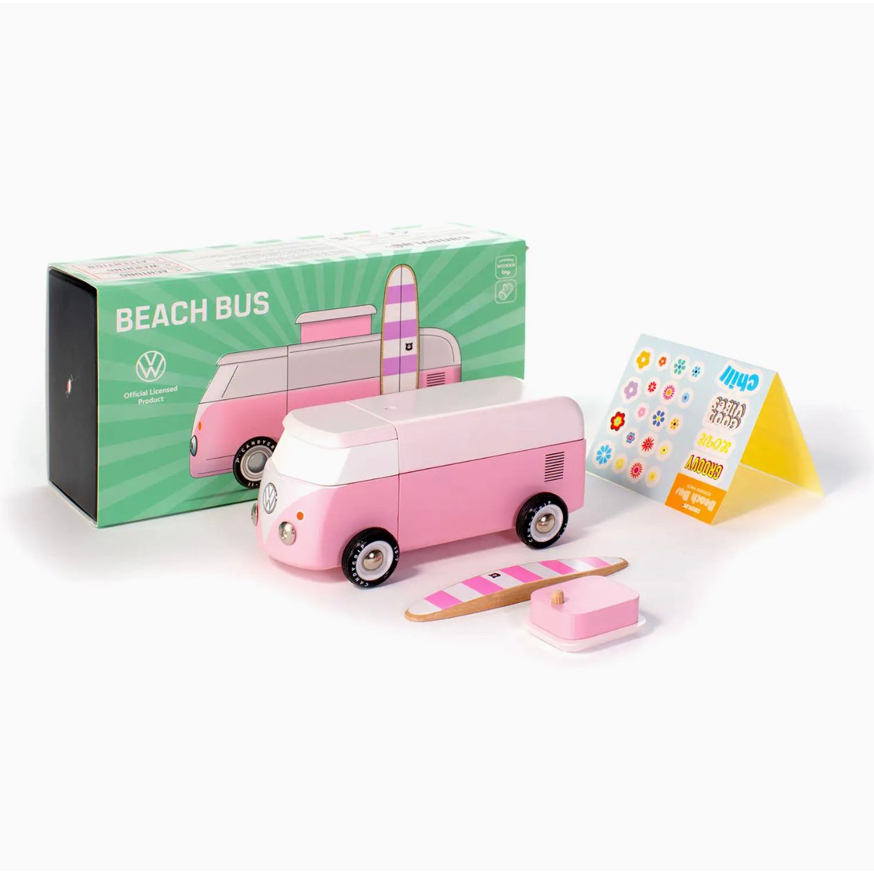 VW Beach Bus Rose – Candylab Toys x Volkswagen - Boutique Ømm