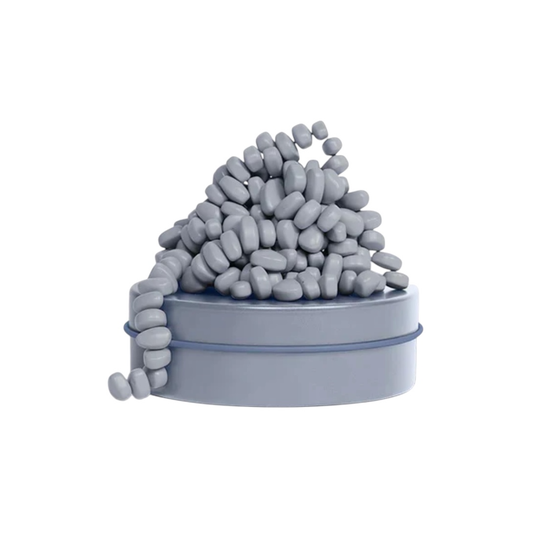 Speks Mini Crags coloris Ardoise présentés avec leur boîte ronde assortie